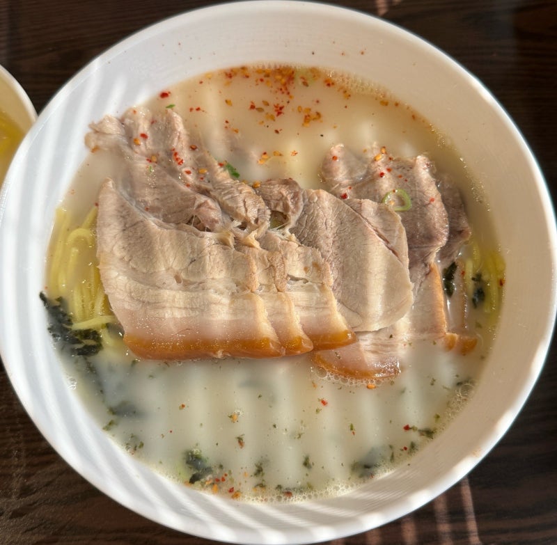 제주공항 근처 맛집 자매국수 고기국수 돔베고기 내돈내산 후기