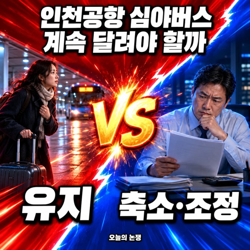 인천공항 심야버스 노선 줄어들면, 새벽에 내린 여행객은 어떻게 집에 갈까?