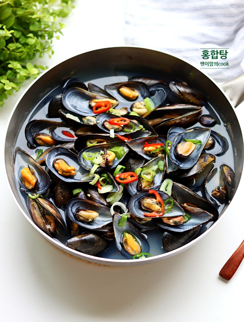 홍합탕 끓이는법 레시피 손질 홍합요리