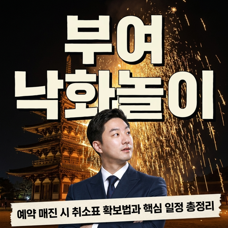 부여 낙화놀이 예약 과 핵심 일정 총정리