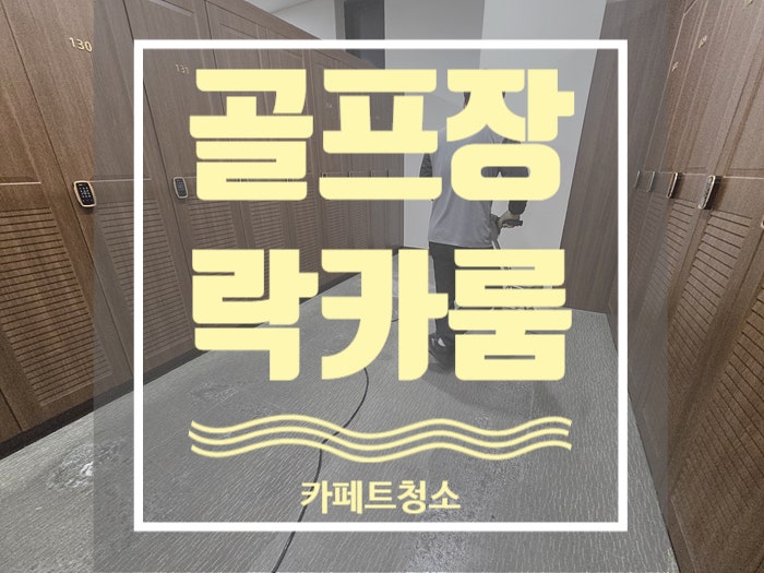 골프장 락카룸 카페트청소,군데군데 남은 얼룩부터 전체 세척까지