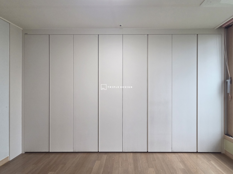 [시흥 인테리어] 배곧 한라비발디2차 한샘 베이직 붙박이장 인테리어 한샘 수납 무드베이지 ....