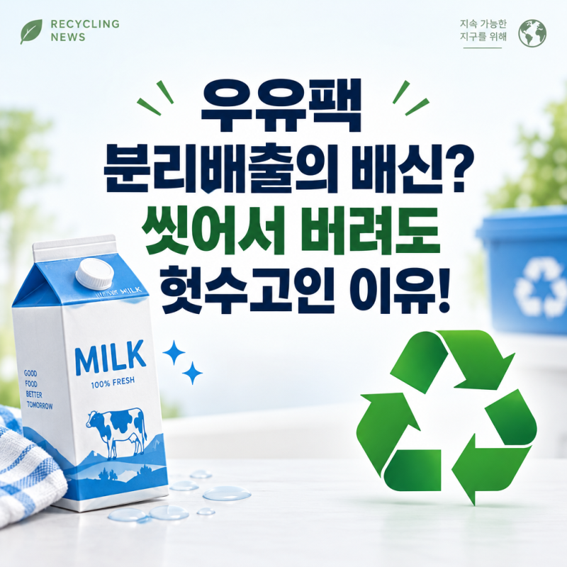 “전부 다 헛수고라고?” 하나씩 씻고 말렸는데 분리배출의 배신…스마트 종이팩, 수거함사....