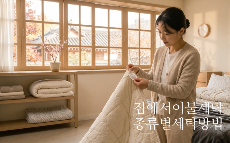이불 세탁 방법, 차렵 양모 구스 극세사 집에서 빨래할때 세제 고르기