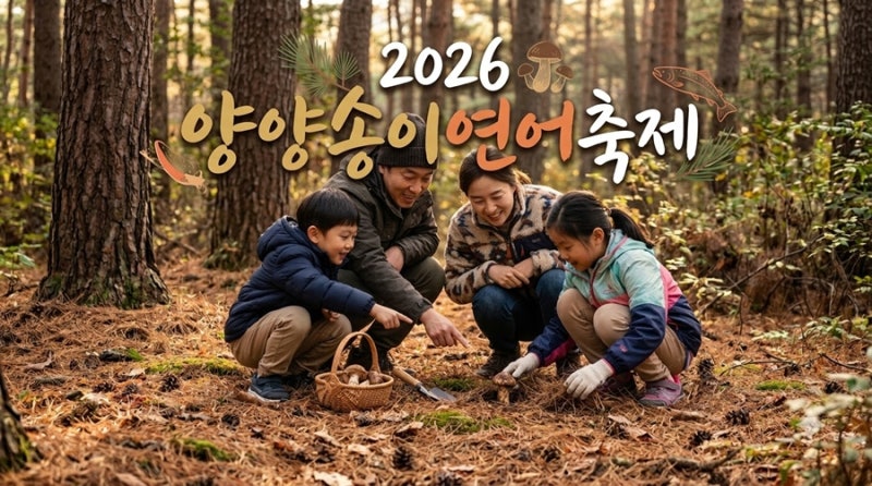 2026 양양송이연어축제 일정 주차장 남대천 체험 예약 총정리