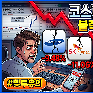 코스피 7% 넘게 급락한 이유, 삼성전자·SK하이닉스 주가 어디로 갈까?