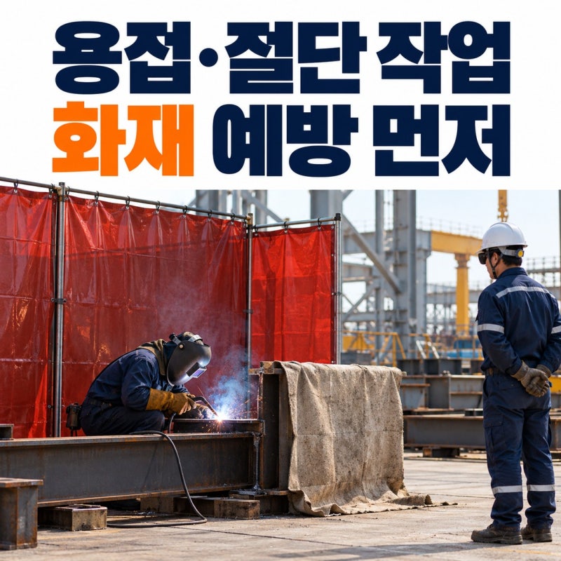 철골 용접과 절단 작업 화재 예방은 어디부터 확인할까요