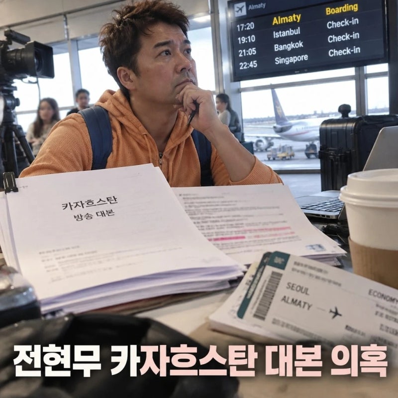 전현무 카자흐스탄 대본 조작 논란 재점화