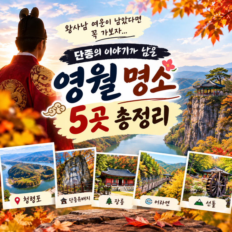 왕사남 보고 영월 가고 싶어졌다면? 청령포부터 꼭 가봐야 할 여행 코스 총정리