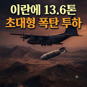 "MOTHER F...." 미국, 이란에 '모든 폭탄의 어머니'투하 검토중, 중동여파 어떻게 되나