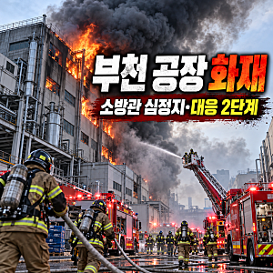 [속보] 부천 공장 화재, 소방관 1명 심정지까지｜대응 2단계 발령, 도대체 무슨 일이 있었나?