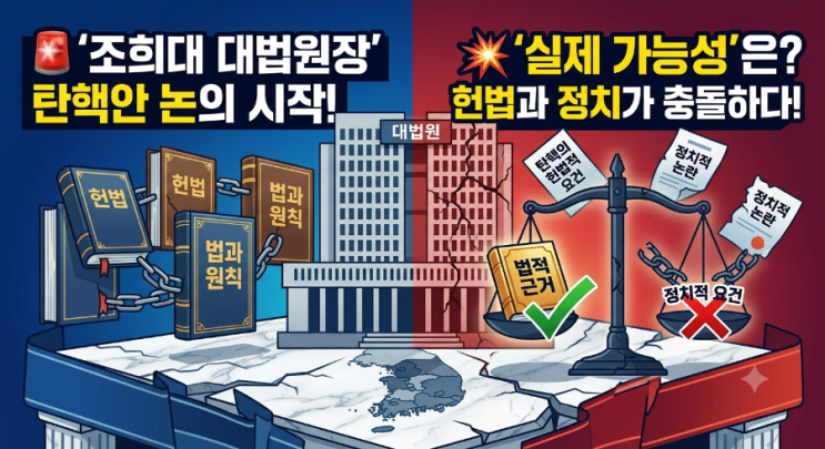 김민석 “<b>조희대 탄핵</b> 논의 시작”…대법원장 <b>탄핵</b>, 실제로 가능할....