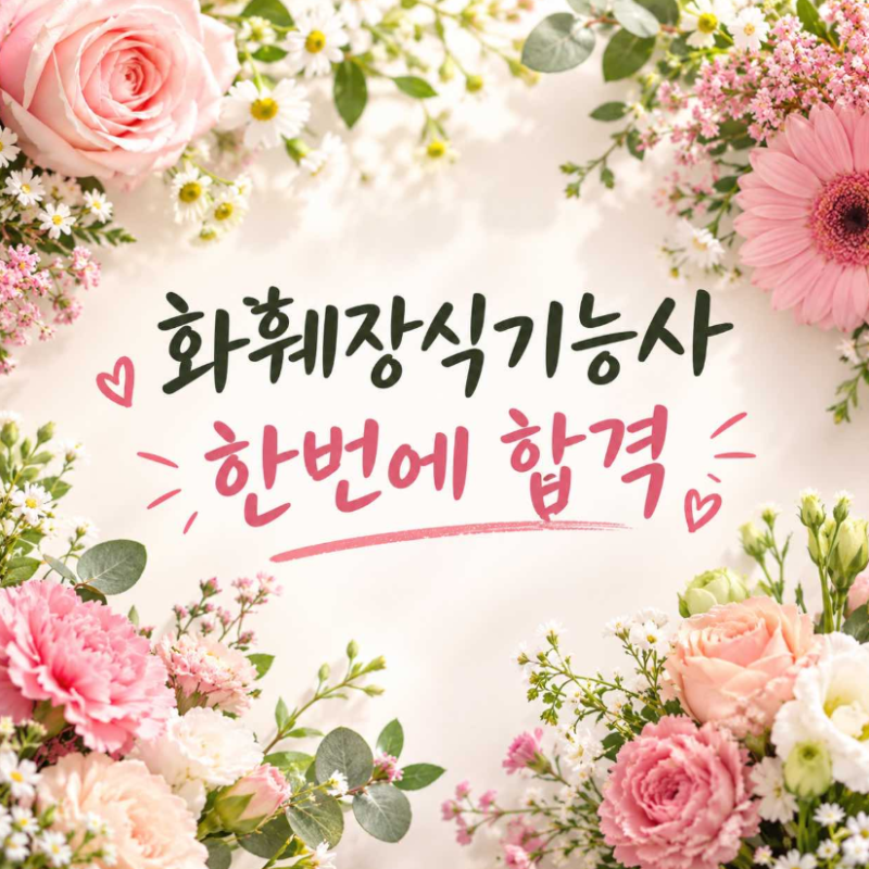화훼장식기능사 실기 합격 후기｜수원디지털시험센터
