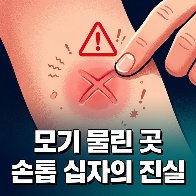 모기 물린 곳 손톱 십자 자국 내면 가려움 싹 사라진다? 의사들이 말리는 진짜 이유는..