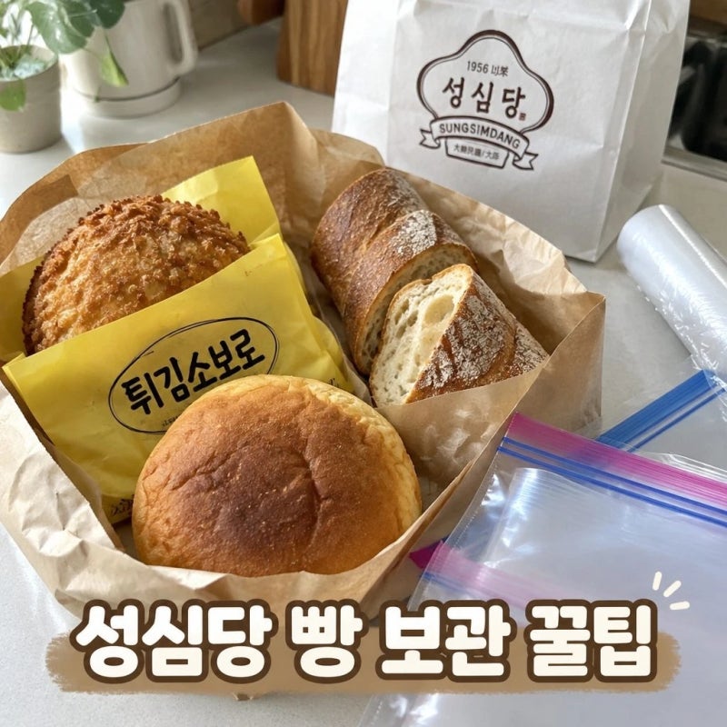 성심당 빵 대량 구매 전 알아둘 보관법
