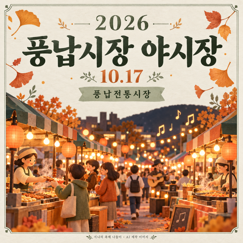 [축제] 2026년 10월 서울 축제 10곳｜불꽃놀이부터 야시장·가을 데이트까지