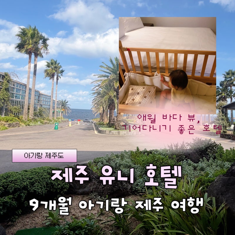 제주도 아기랑 숙소｜애월 유니호텔 9개월 아기랑 숙박 솔직 후기, 아기용품 대여, 조식