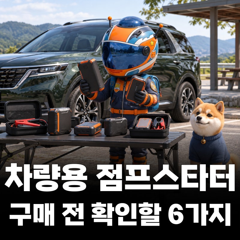 차량용 점프스타터 고르는 방법 (ft. 구매 전 확인할 6가지)