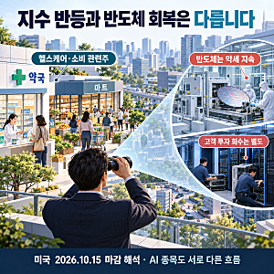 미국 증시는 반등했는데 반도체는 왜 하락했을까? 10월 15일 마감으로 본 AI 투자 불안