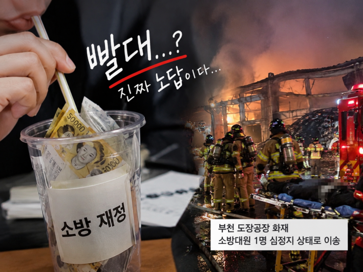 소방관 재정 빨대 발언 논란 정리｜<b>부천</b> 공장 <b>화재</b> 소방대원 심정지....
