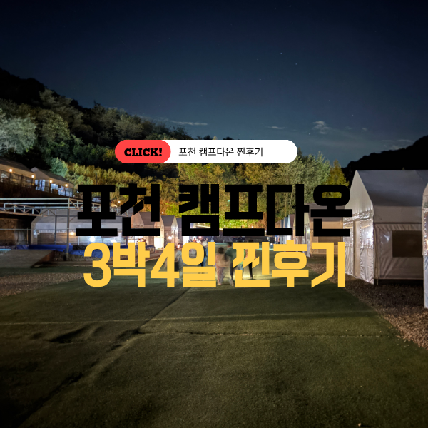포천 키즈 캠핑장 초강추! 미온수 수영장 버블파티 가족참여행사 가득한 포천캠프다온 C-9 사....