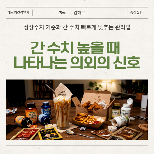 건강검진 결과표 보고 덜컥 겁났다면, 간 수치 높을 때 나타나는 의외의 신호
