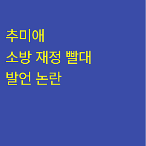 추미애 소방 재정 빨대 발언 논란 및 추미애사과 : 경기도지사 의원 프로필 고향 학교 선거 ....