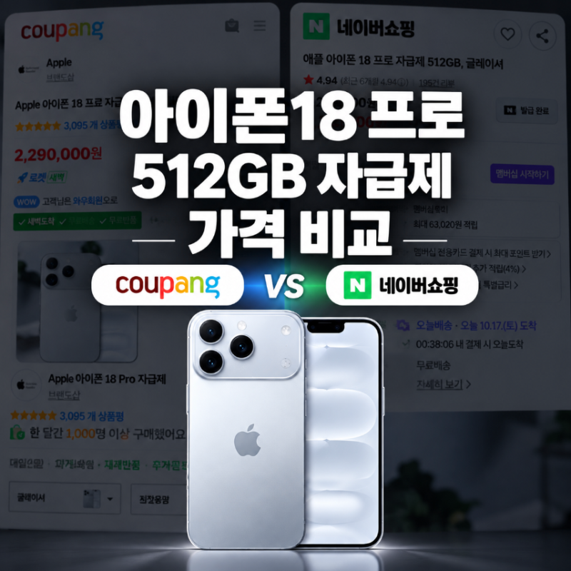아이폰18 프로 자급제 vs 통신사 구매｜쿠팡·네이버 혜택과 2년 총비용 비교