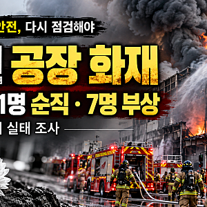 부천 공장 화재, 소방관 1명 순직·7명 부상…산업현장 안전 괜찮을까?