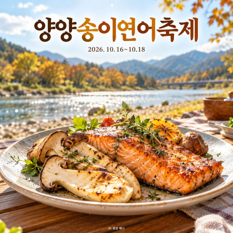 양양송이연어축제 2026｜10월 18일까지, 연어잡기·송이체험 방문 전 확인사항