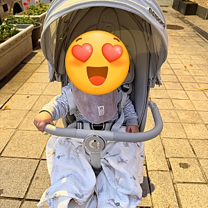 유모차 답답해하는 9개월, 올보르 앨빈 트라이크 디럭스 내돈내산!