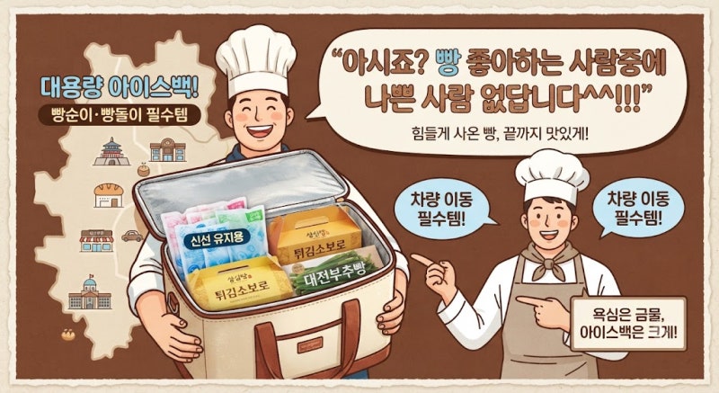 [대전 여행 꿀팁] 대전 빵집 성지순례 후 필수! 성심당 빵·케이크 올바른 보관법 및 냉동 보....