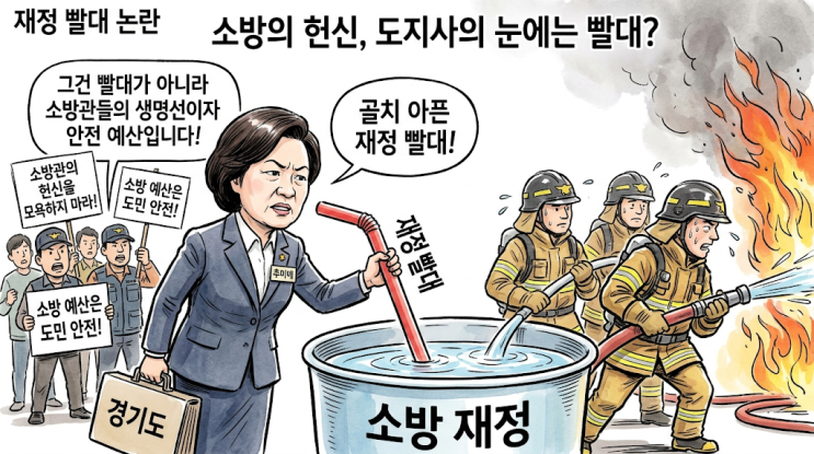 <b>추미애 소방</b> 재정 <b>빨대</b> 발언