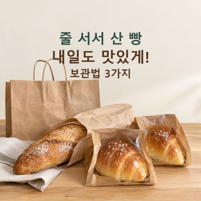 대전 빵축제에서 줄 서서 산 빵, 다음 날도 맛있게! 빵에 진심인 빵순이의 보관법 3가지