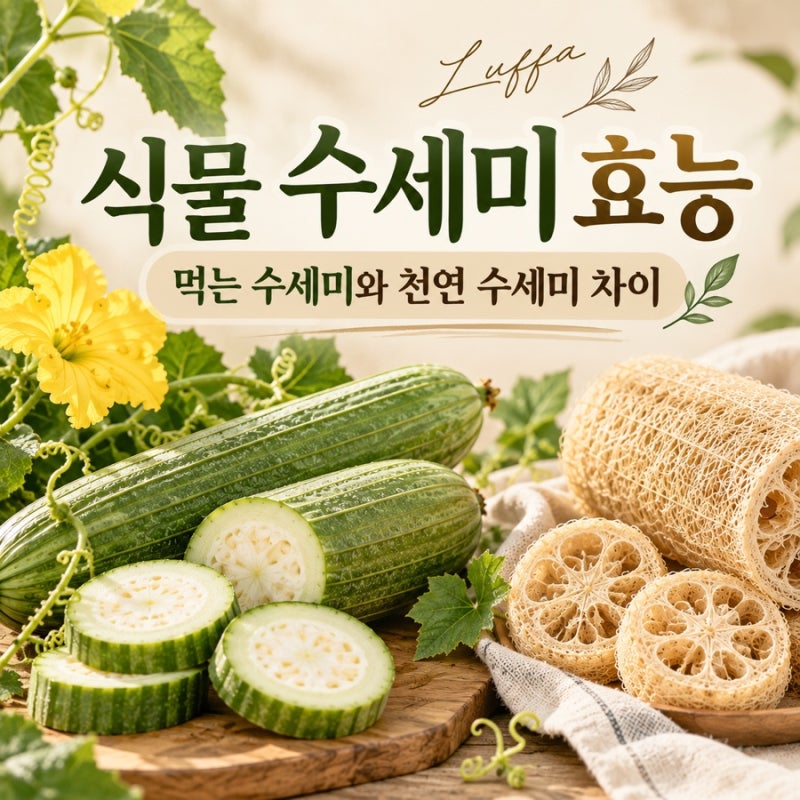 식물 수세미 효능 5가지, 수세미즙·수세미차 먹는법 총정리