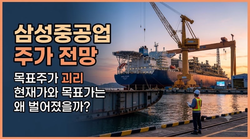 삼성중공업 주가 전망, 1만8천원인데 목표가 4만원대인 이유