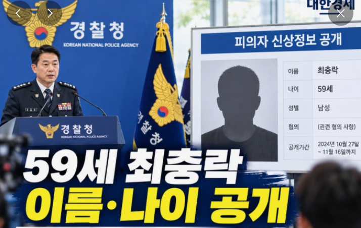 인천 <b>흉기난동</b> 피의자 충격 <b>최충락</b> 신상 공개 (+ 소름 전과 10범...)