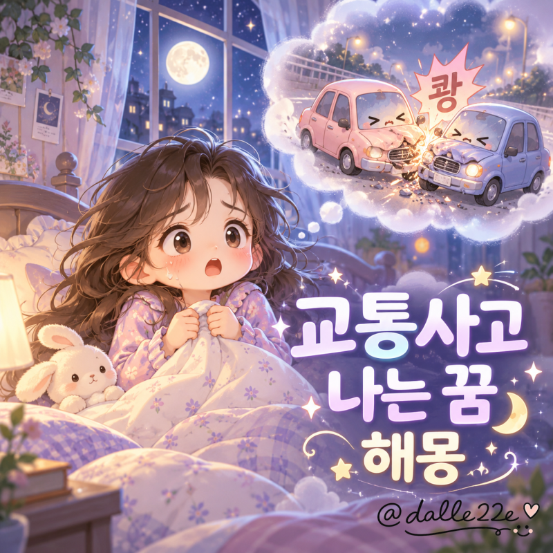 교통사고 나는 꿈 해몽, 상황별 길흉 풀이 총정리