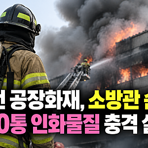 부천 공장 화재 소방관 끝내 순직, 심정지 사망 원인과 도장공장 위치(+합동감식)