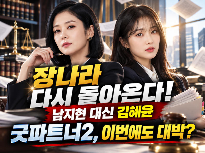 장나라 돌아온다! 시청률 21% 돌파했던 ‘굿파트너2’, 남지현 대신 김혜윤…이번 조합 대박 ....