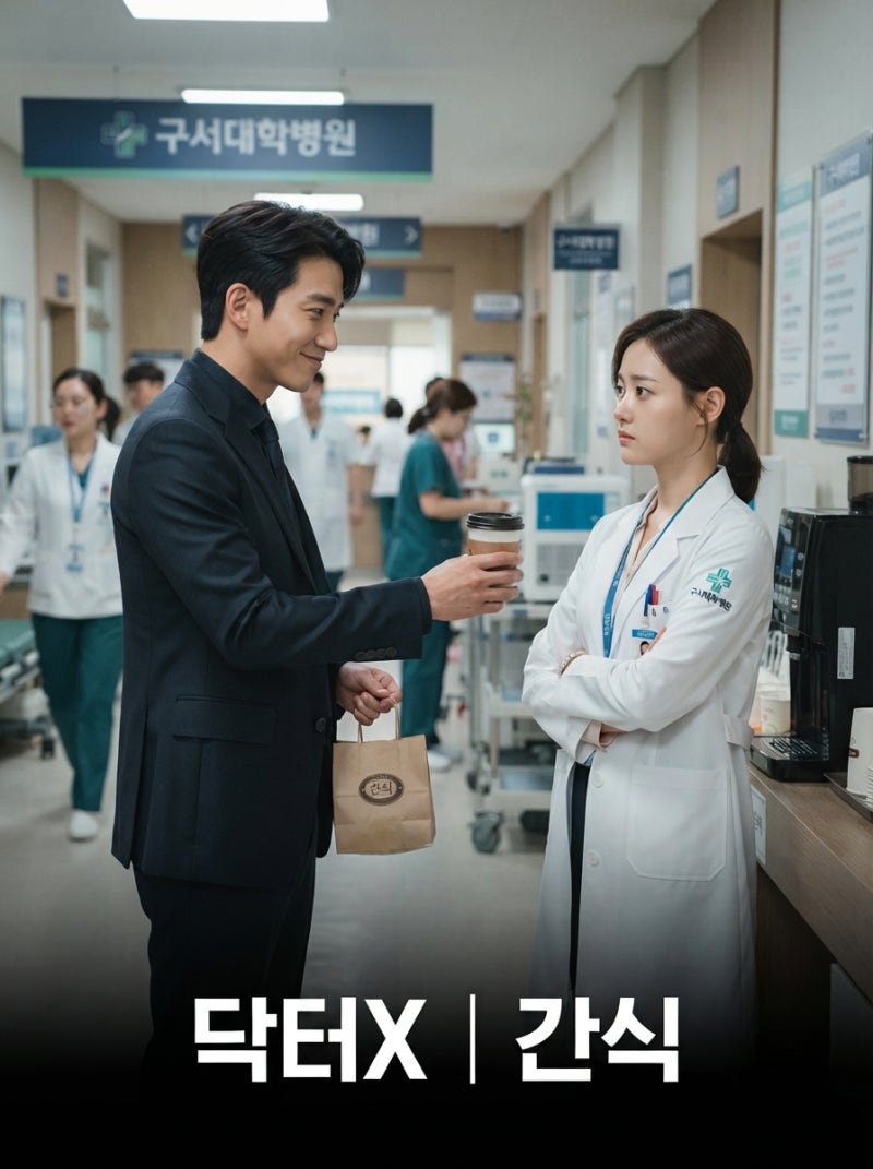 닥터X 장승조, 김지원 향한 갑작스러운 플러팅? 간식 공세 뒤 숨겨진 진짜 속내