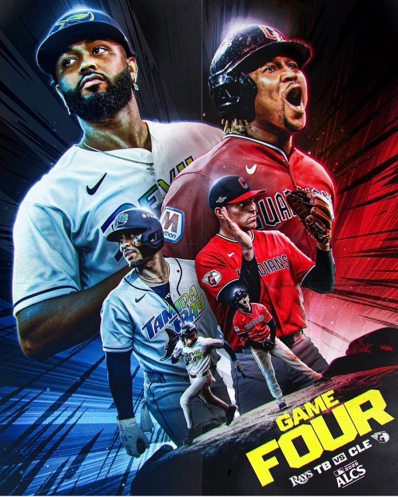 MLB ALCS 4차전 프리뷰｜탬파베이 레이스 vs 클리블랜드 가디언스, 벼랑 끝 승부에서 웃을 팀은?