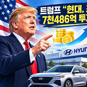 트럼프 “현대, 美 조지아주에 7,486억원 투자” 방금 발표…유세장서 자화자찬