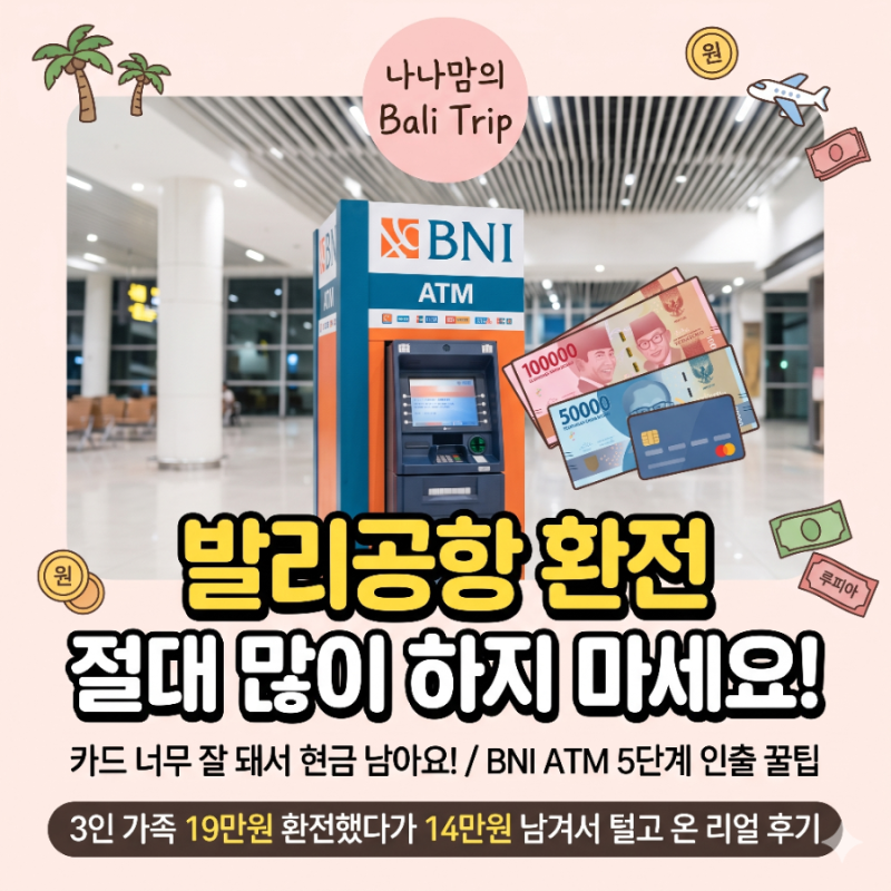 발리 여행 19만원 환전했다가 5만원만 쓴 이유 (스미냑·우붓·아야나 필수 확인)