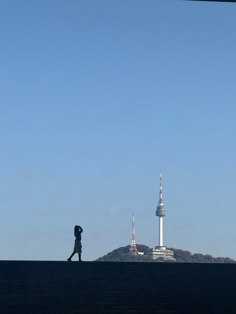 서울 용산 데이트_국립중앙박물관 주말 오픈런 후기 (오픈런 주차장, 남산타워 사진 꿀팁, 사....