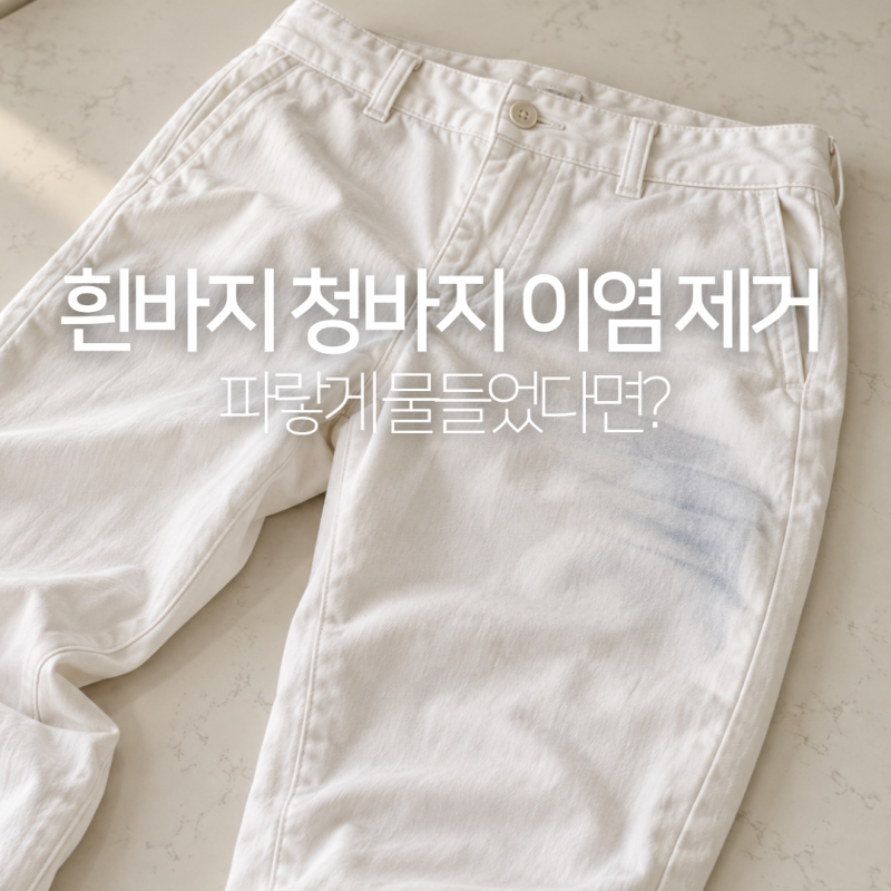 흰바지 청바지 이염 제거 방법, 파랗게 물든 옷 세탁법과 주의사항