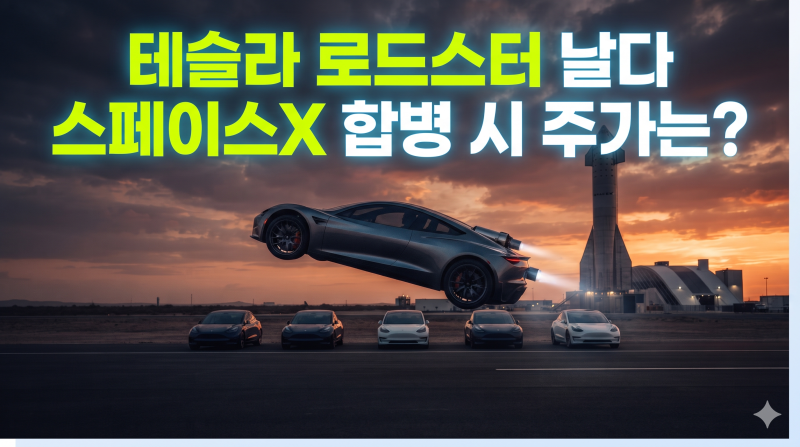 "진짜 미쳤다" 날아오른 테슬라 로드스터, 스페이스X 합병하면 주가도 오를까?