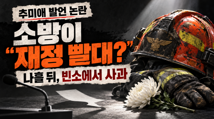 소방이 ‘재정 빨대’라더니…나흘 뒤 순직 소방관 빈소서 <b>사과</b>