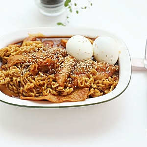 남은 엽떡 맛있게 먹는법 엽파게티 짜파게티조합 엽떡짜파게티 1인분 레시피
