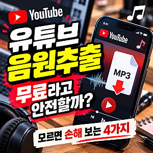 유튜브 음원추출, 무료 사이트 아무거나 써도 될까? 모르면 손해 보는 4가지